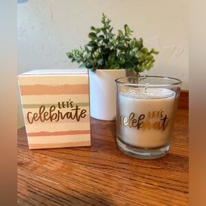 Debi Lilly Let’s Celebrate confetti cake boxed candle